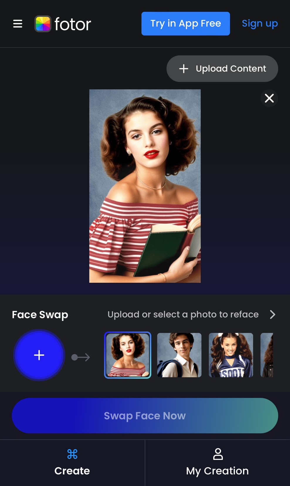 Fotor AI換臉網站推薦